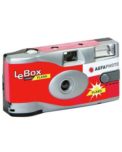 Cámara desechable AgfaPhoto Lebox 400 27 exposiciones con Flash Negro-2
