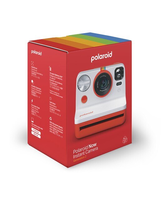 Cámara instantánea Polaroid NOW Generación 2 - Rojo Rojo-4