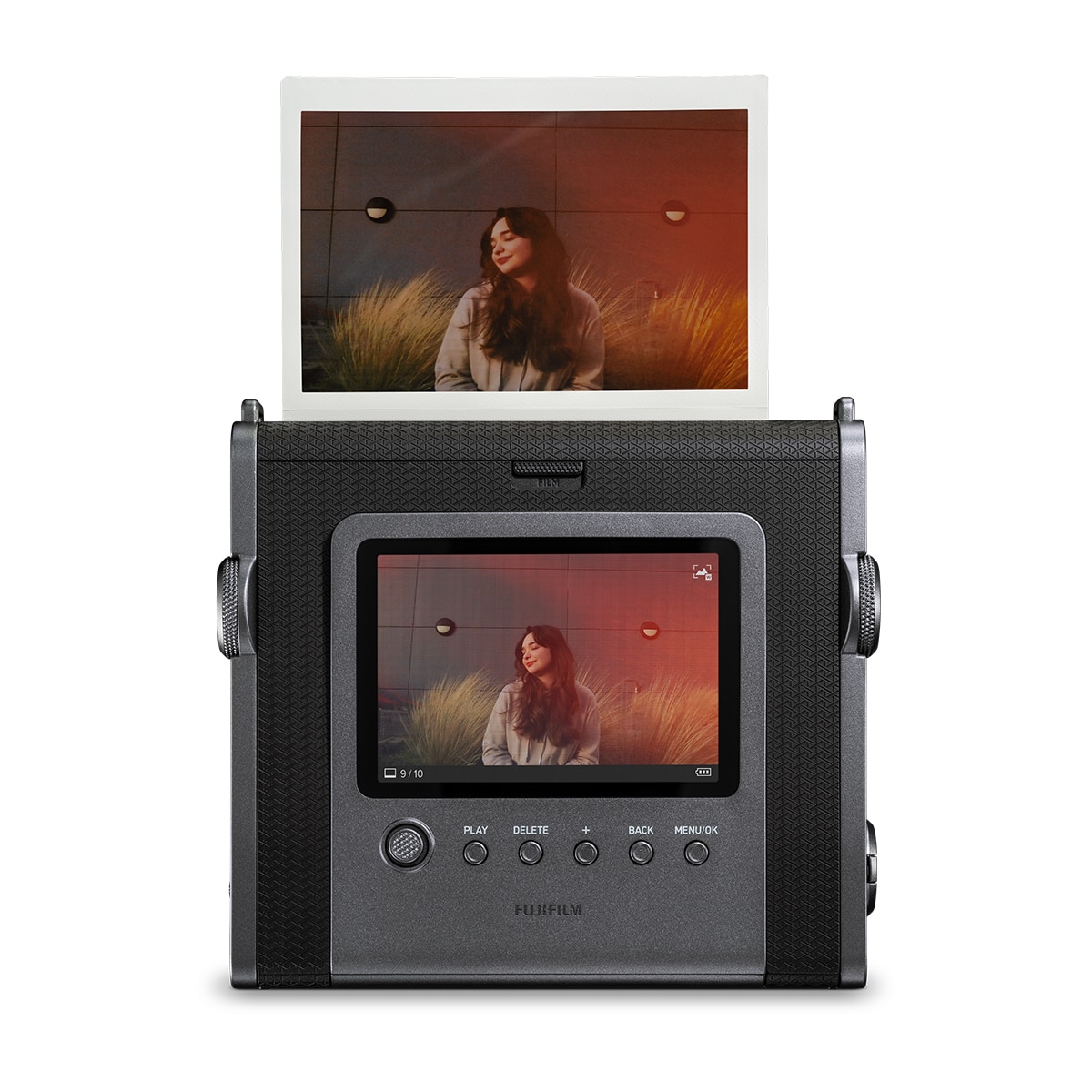 Cámara instantánea Fujifilm instax WIDE Evo Negro-12