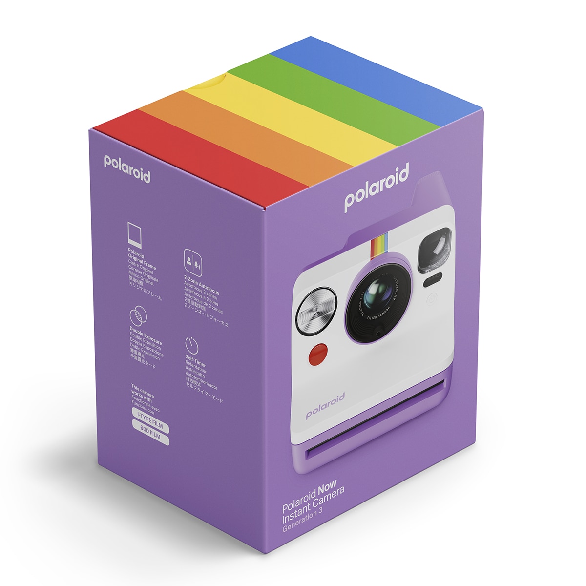 Cámara instantánea Polaroid Now G3 - Morado Morado-7