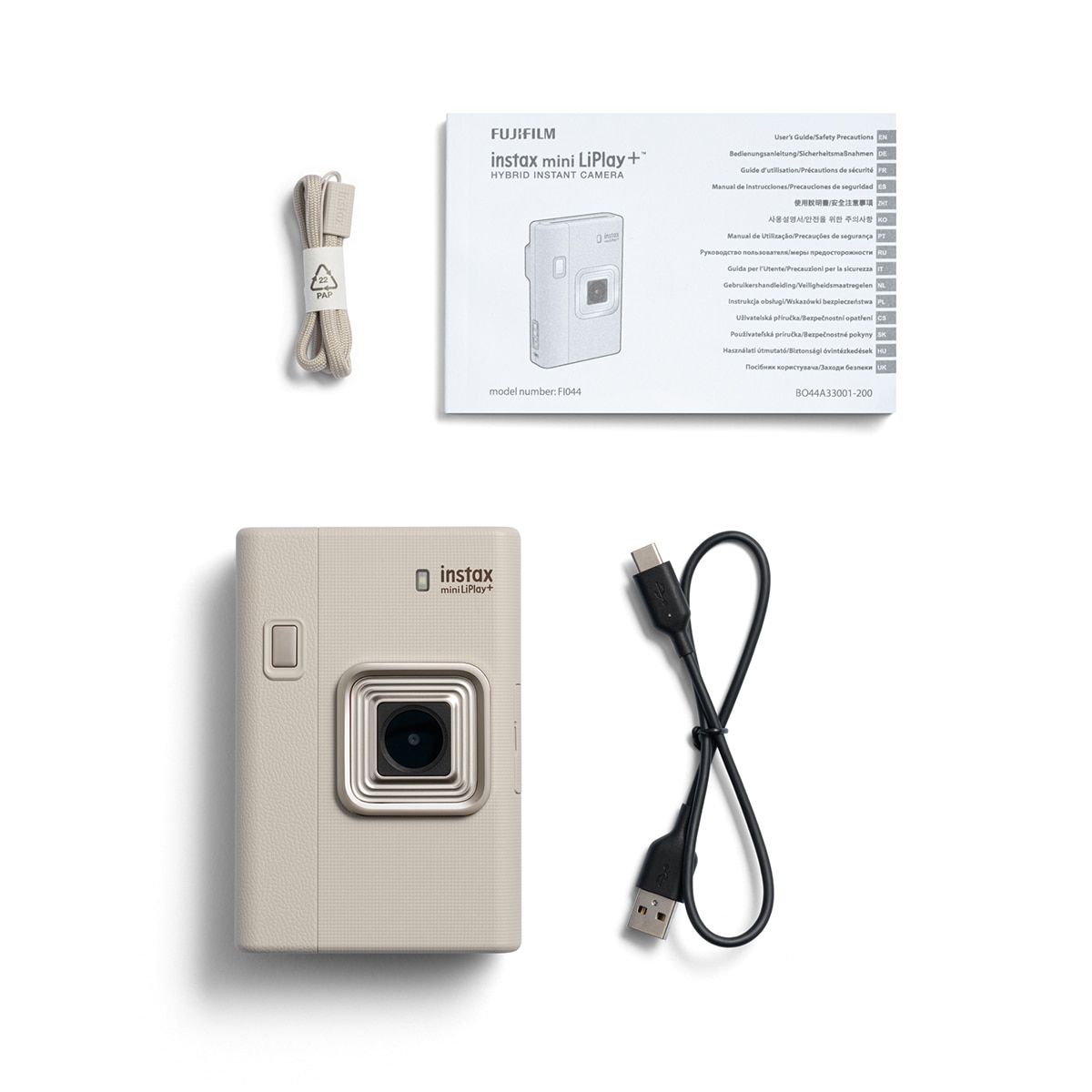 Cámara instantánea Fujifilm instax mini LiPlay+ Beige-10