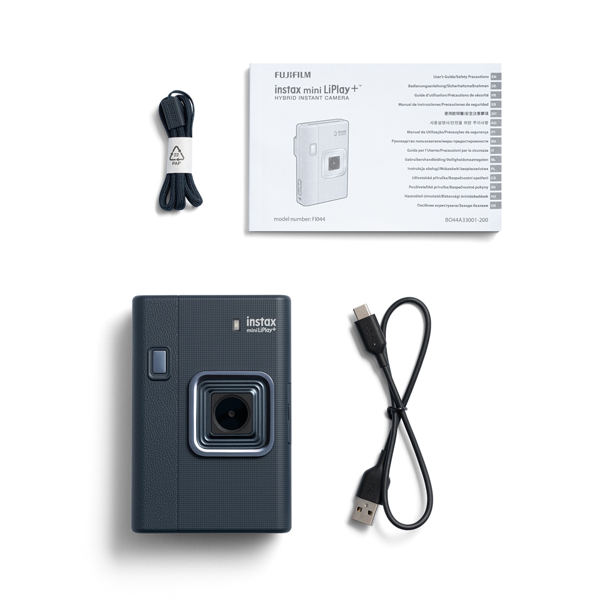 Cámara instantánea Fujifilm instax mini LiPlay+ Azul Medianoche-10