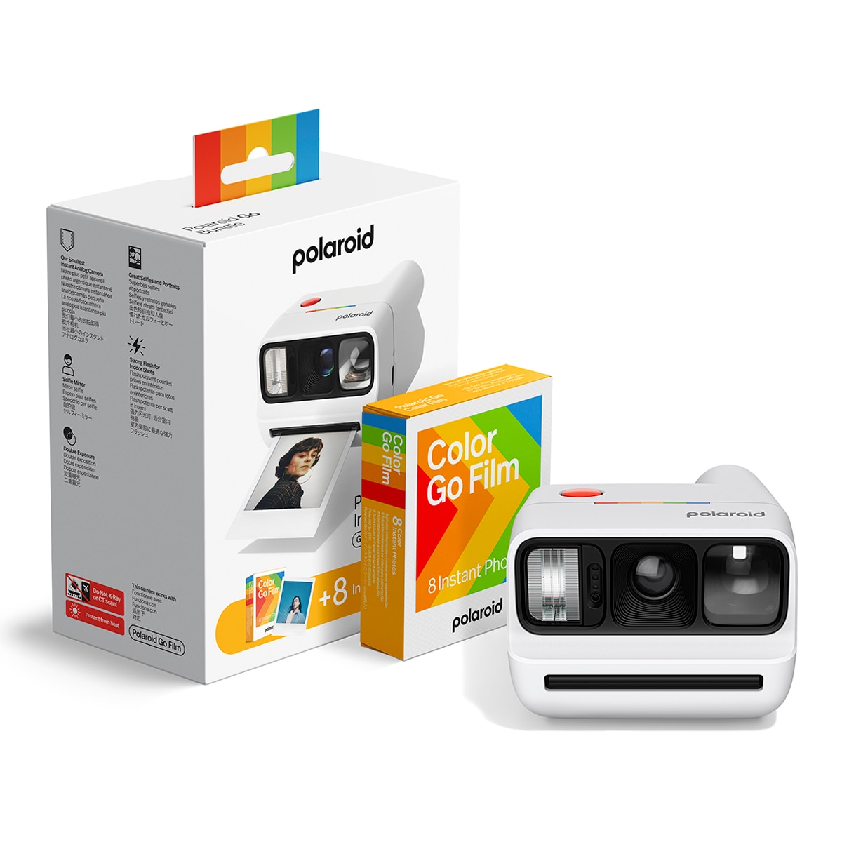 Polaroid - Cámara instanánea analógica Polaroid Go Generación 3 + 8 fotos.