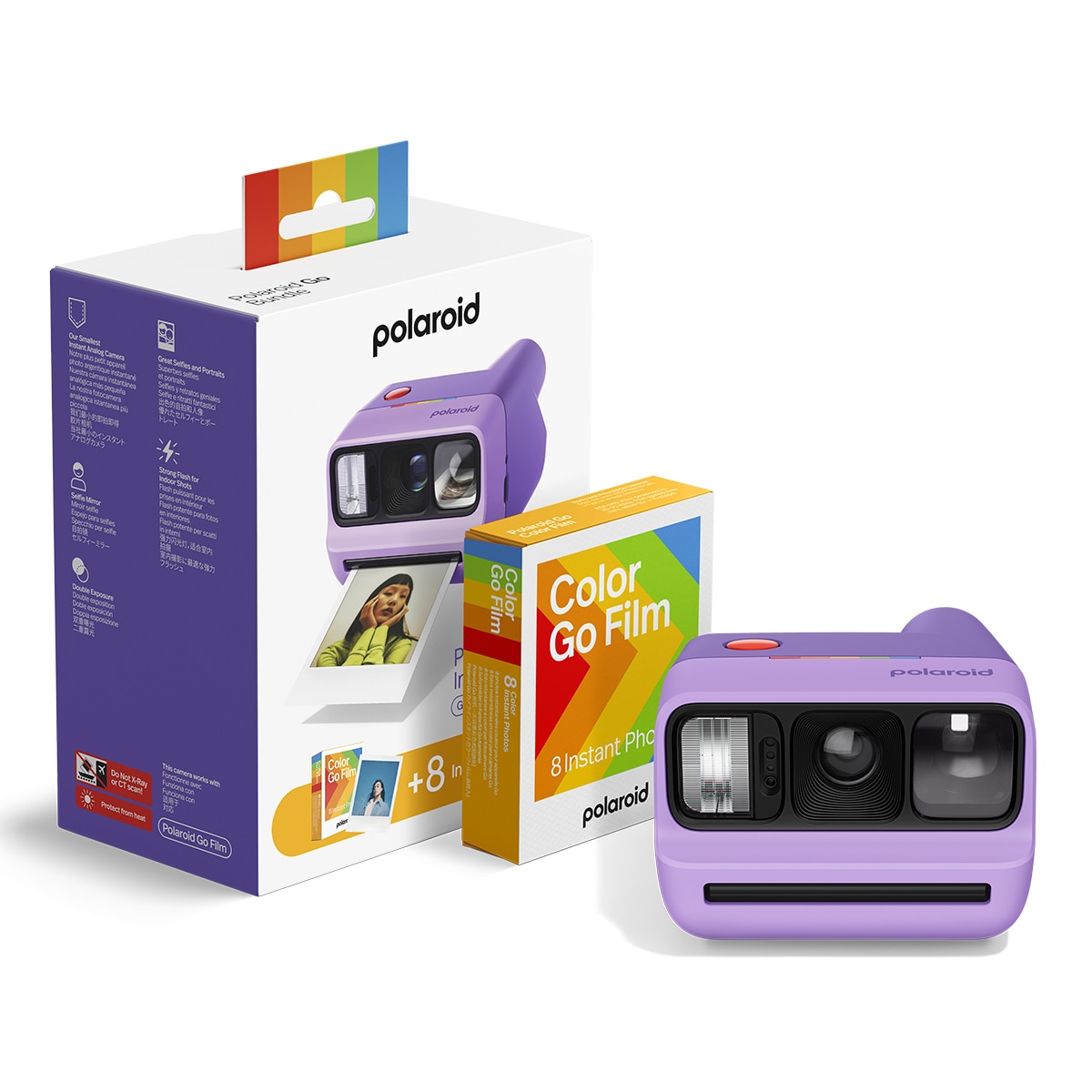 Polaroid - Cámara instanánea analógica Polaroid Go Generación 3 + 8 fotos.