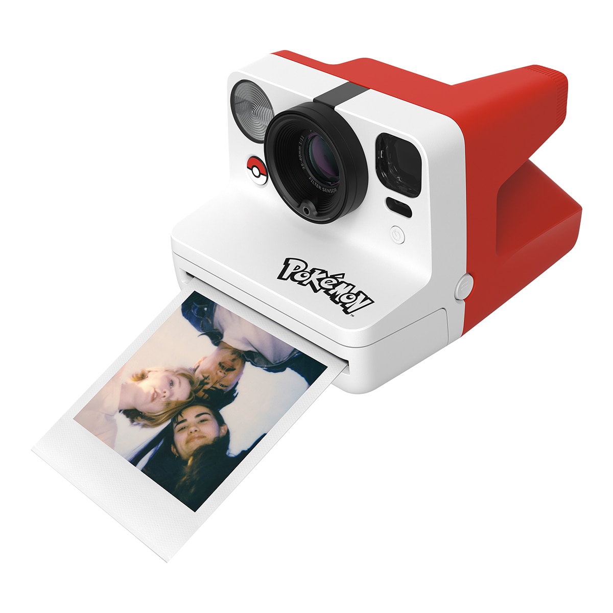 Cámara instantánea analógica Polaroid Now Generación 3, edición especial Pokémon - Rojo Rojo-3
