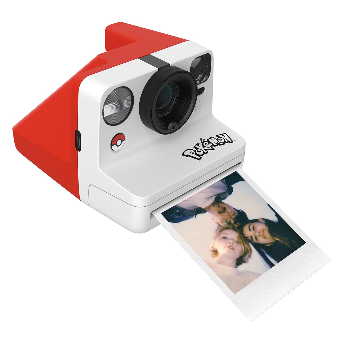 Cámara instantánea analógica Polaroid Now Generación 3, edición especial Pokémon - Rojo Rojo-4