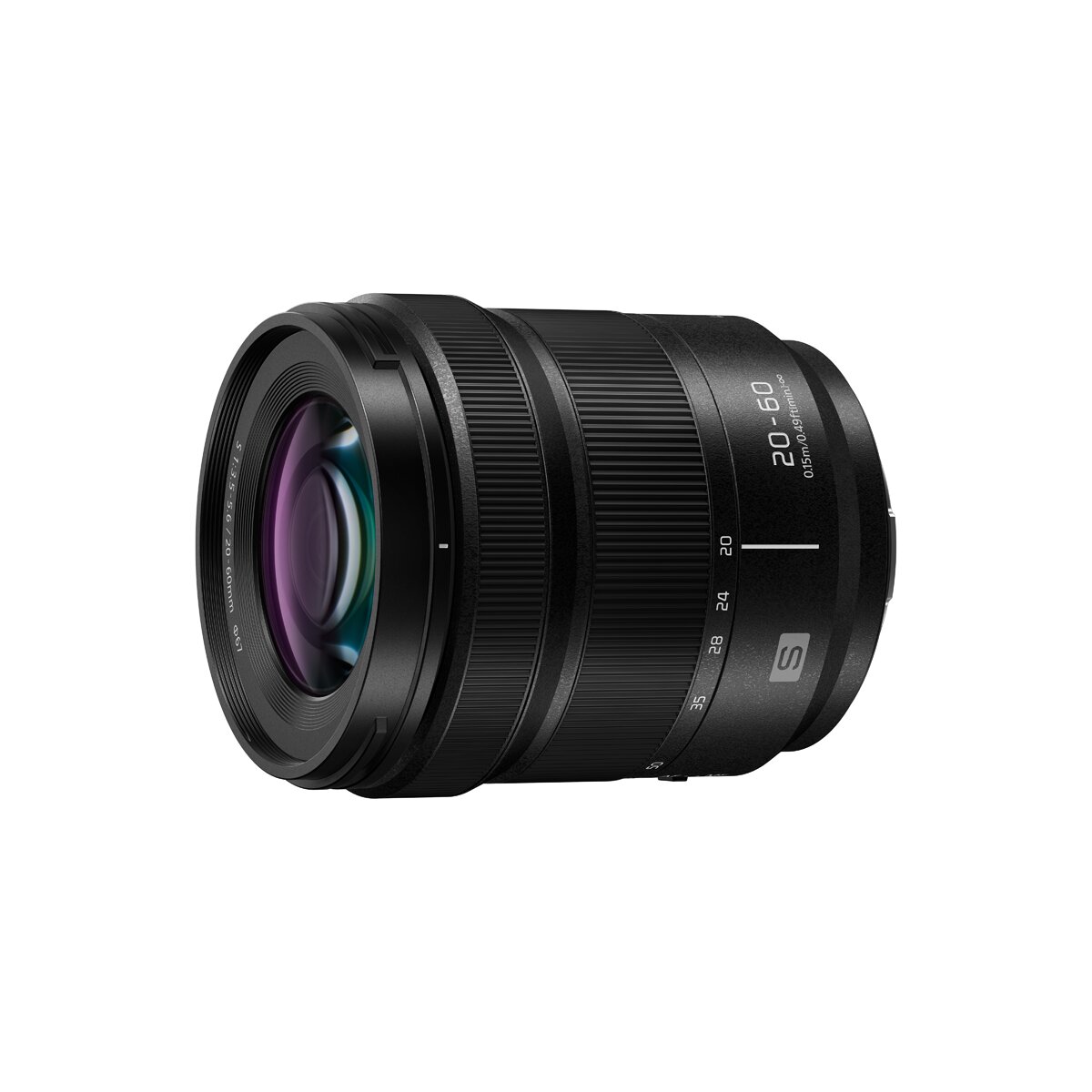 Objetivo Panasonic S Series Full Fram, 20-60mm F/3,5-5,6 - Negro Negro-5