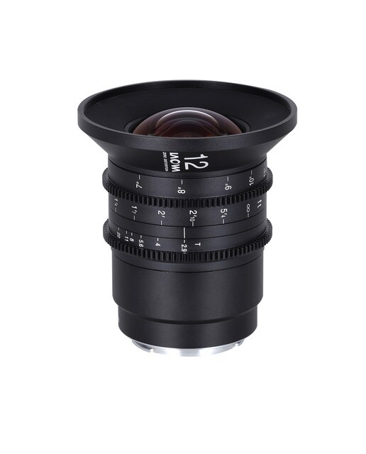 Objetivo Laowa 12mm T2.9 Zero-D Cine Metrico Canon RF Negro-2