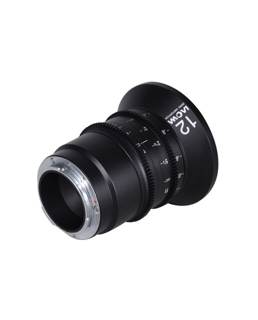 Objetivo Laowa 12mm T2.9 Zero-D Cine Metrico Canon RF Negro-3
