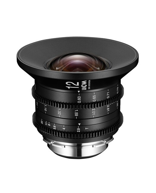 Objetivo Laowa 12mm T2.9 Zero-D Cine Metrico Sony FE Negro-2
