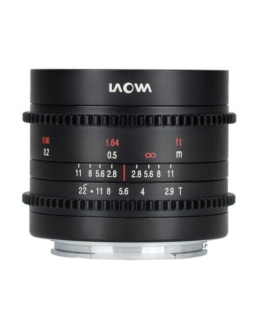 Objetivo Laowa 9mm T2.9 Zero-D Cine Sony E - Negro Negro-2