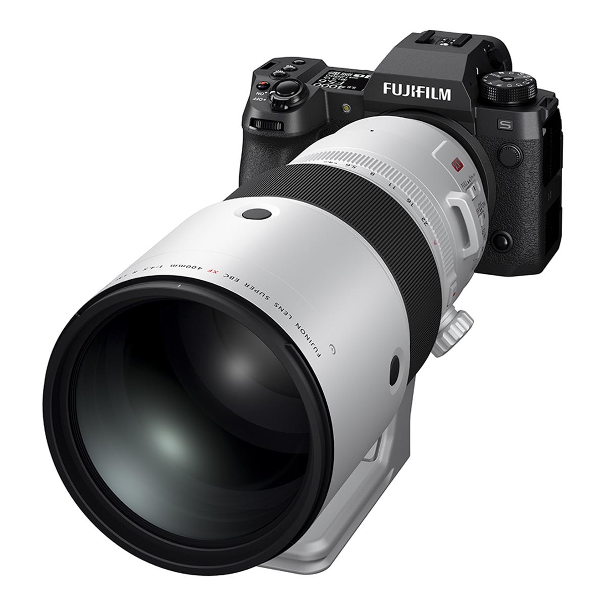 Super teleobjetivo Fujifilm XF400mm F4.5 R LM OIS WR - Blanco Blanco-6