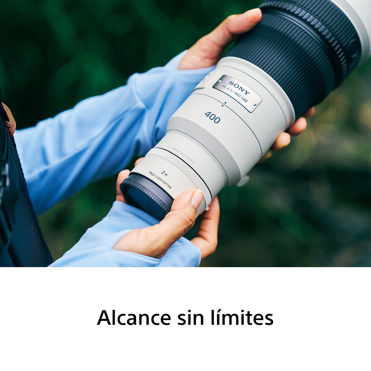 Objetivo Sony FE 400mm F4.5 GM OSS, objetivo full-frame para naturaleza, aves, deportes, acción y sujetos rápidos - Blanco Blanco-12