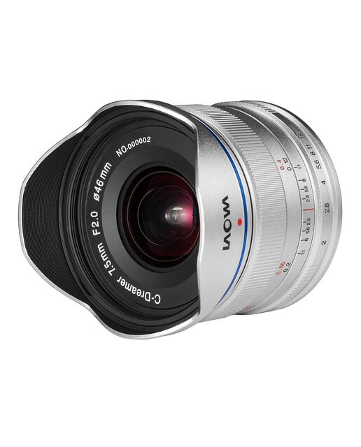 Imagen 3 de Objetivo Laowa 7,5mm F2 MFT Plata - standard - Plata Plata