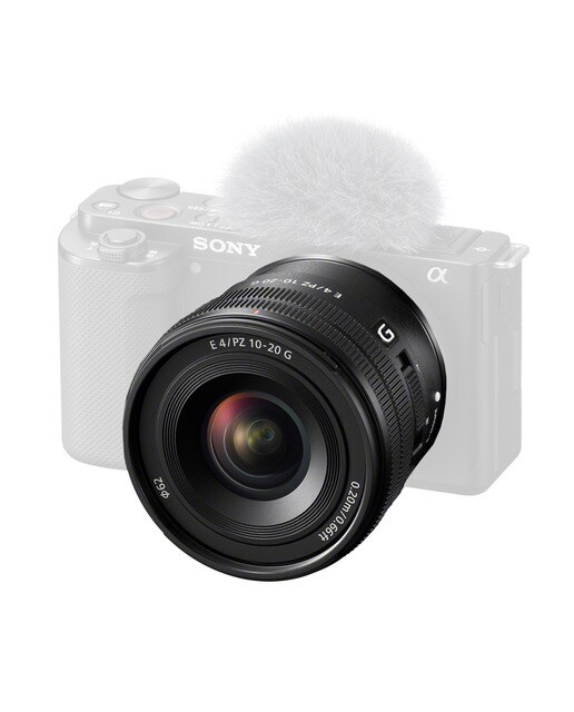Objetivo zoom motorizado Sony E PZ 10-20 mm F/4 G para montura tipo E de Sony Negro-2