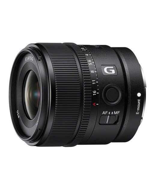 Sony - Objetivo Sony E 15 mm F-1.4 G para montura tipo E de Sony.
