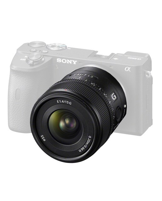 Objetivo Sony E 15 mm F/1.4 G para montura tipo E de Sony - Negro Negro-2