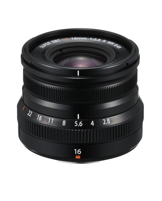 Objetiva Fujinon XF16mmF2.8 R WR - Preto Preto-1