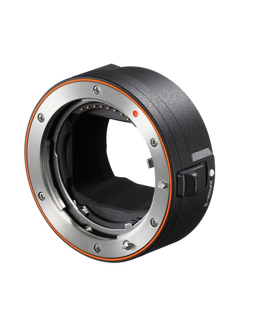 Sony - Adaptador de montura A Sony negro.