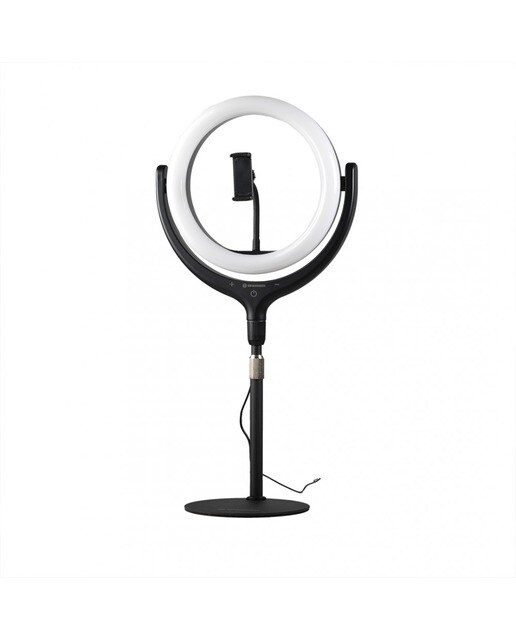 Anillo Luz Led Bresser 25cm + Soporte Móvil + Trípode Negro-6
