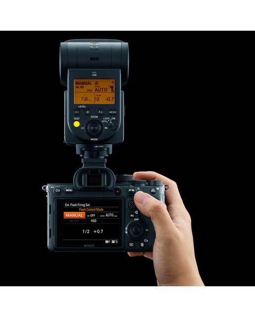 Flash externo inalámbrico Sony HVL-F60RM2 con control por radio Negro-3