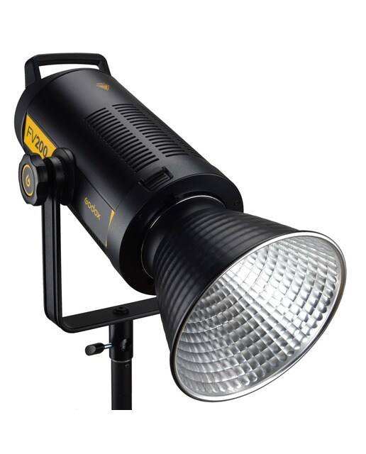 Flash Luz LED de sincronización de alta velocidad Godox FV200 Negro-5