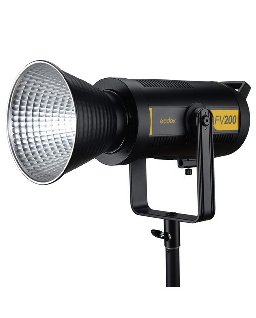 Flash Luz LED de sincronización de alta velocidad Godox FV200 Negro-6