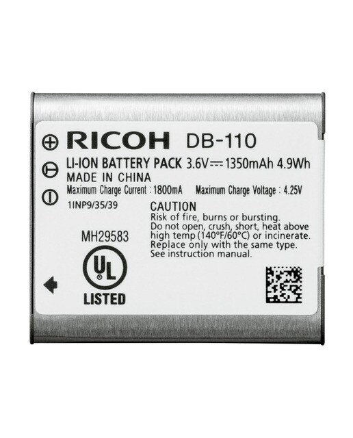 Batería recargable Ricoh BJ-11 para baterias DB-110 Negro-2