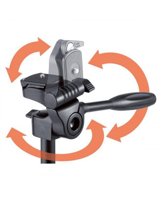 Monopie Velbon POLE POD EX Negro-2