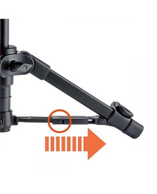 Monopie Velbon POLE POD EX Negro-4