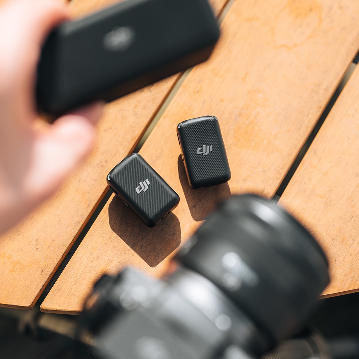 Micrófono inalámbrico DJI Mic (2 TX + 1 RX) Negro-7