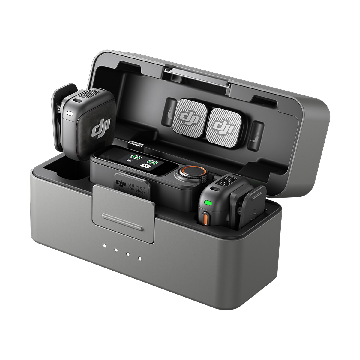 Pack DJI Mic 3 (2 Transmisores + 1 Receptor + Estuche de carga) 5