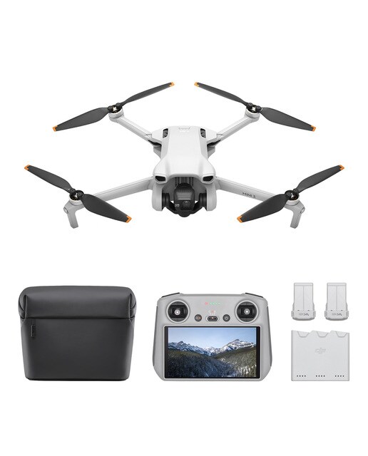 Dron con cámara DJI Mini 3 Fly More Combo con RC (control remoto pantalla) y peso de 248g 2