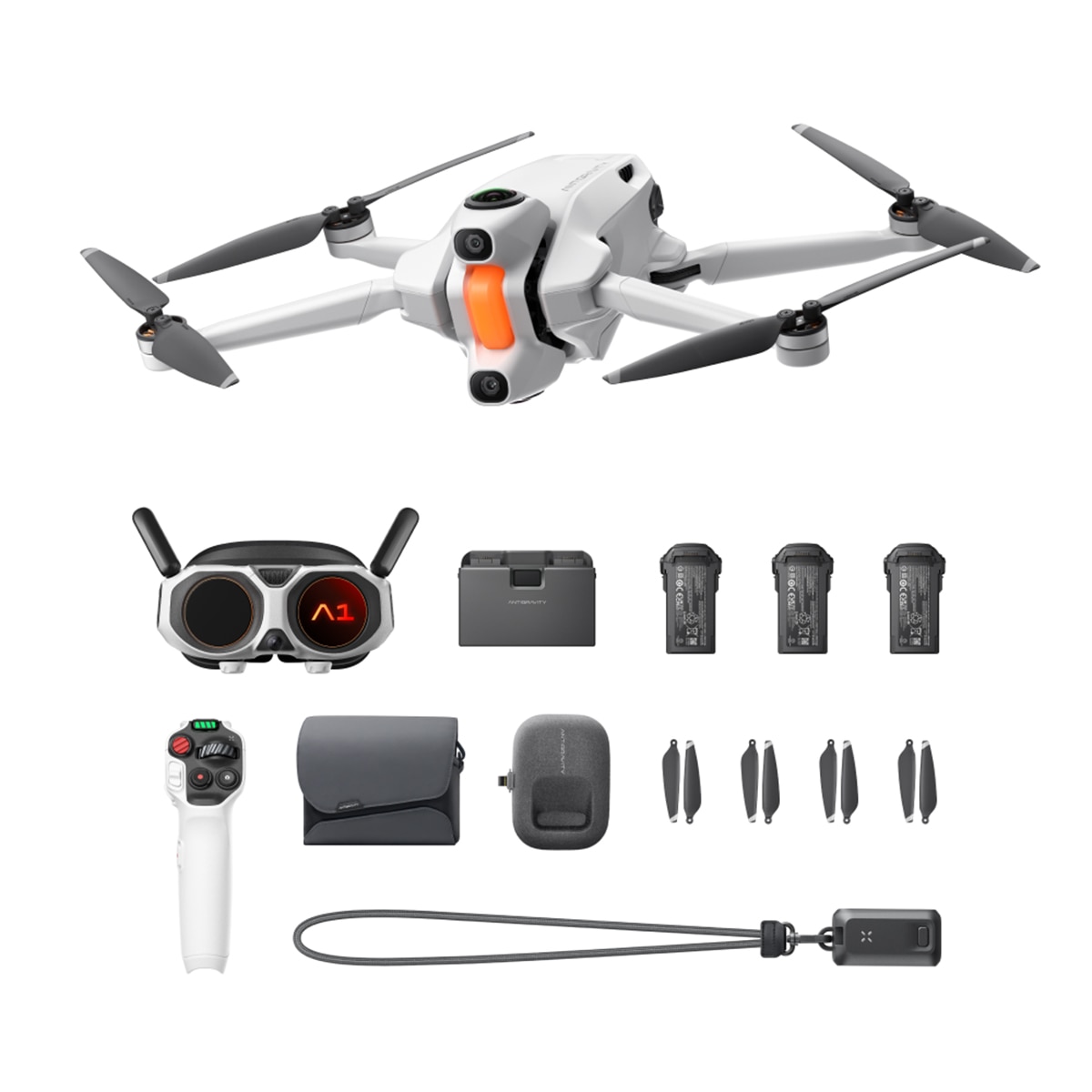 Dron Insta360 Antigravity A1, 8K 360º, Explorer Bundle Blanco-3