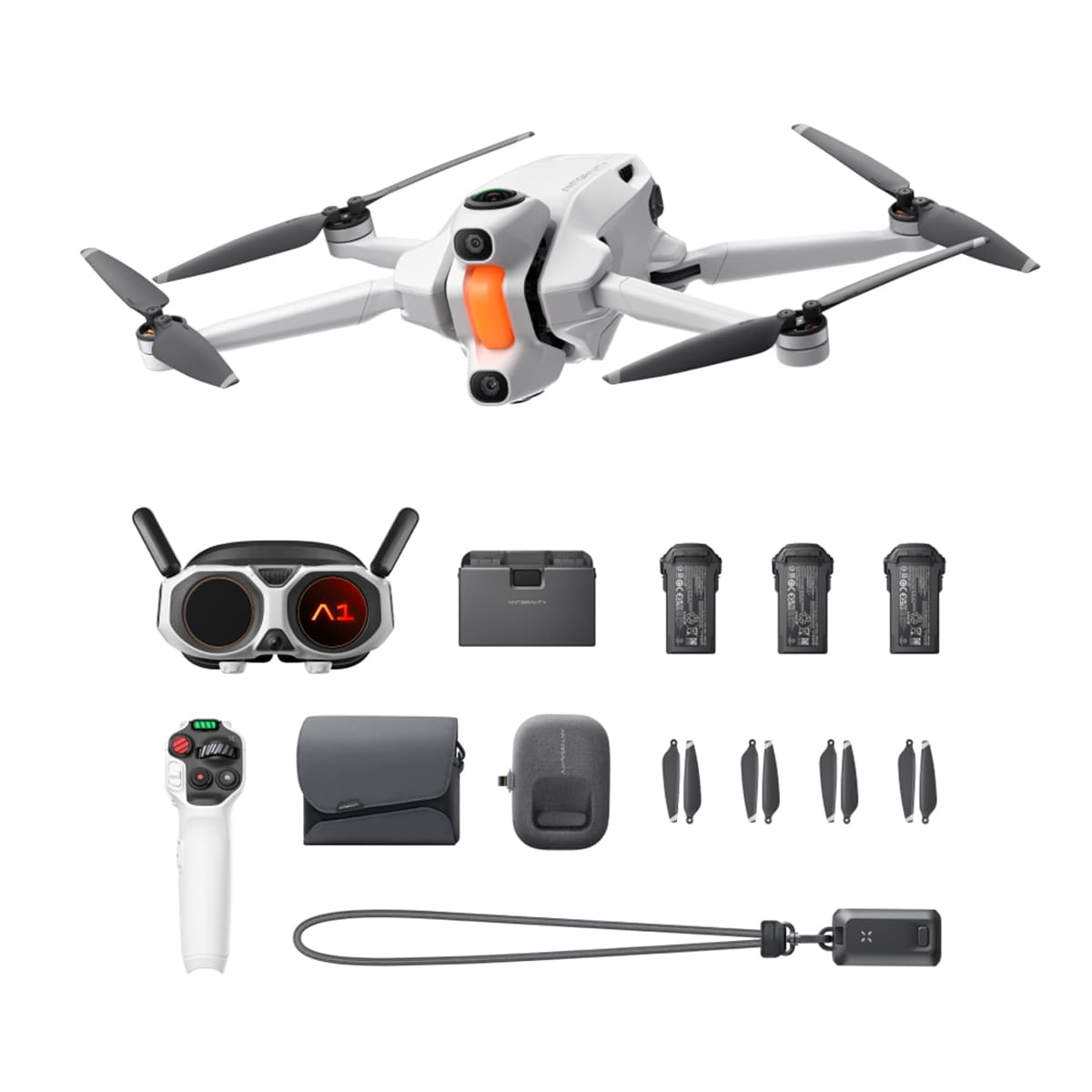 Dron Insta360 Antigravity A1, 8K 360º, Explorer Bundle Blanco-2