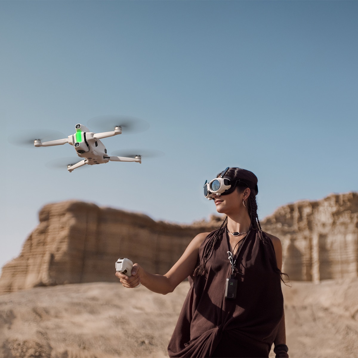 Dron Insta360 Antigravity A1, 8K 360º, Explorer Bundle Blanco-7