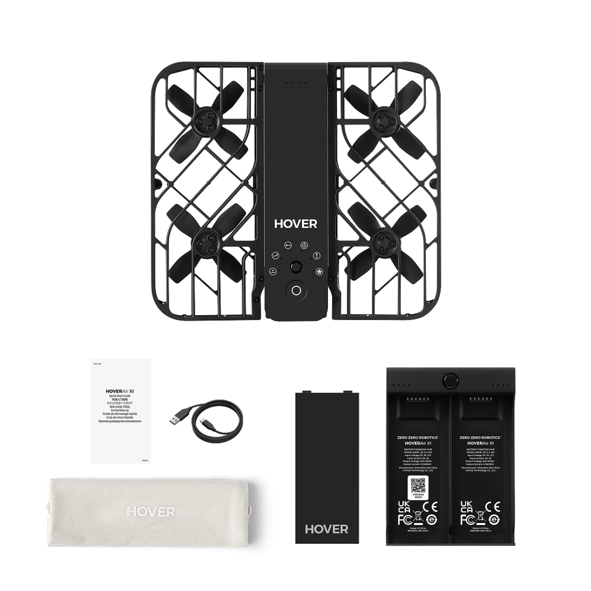 Dron HOVERAir X1 Combo Negro-4