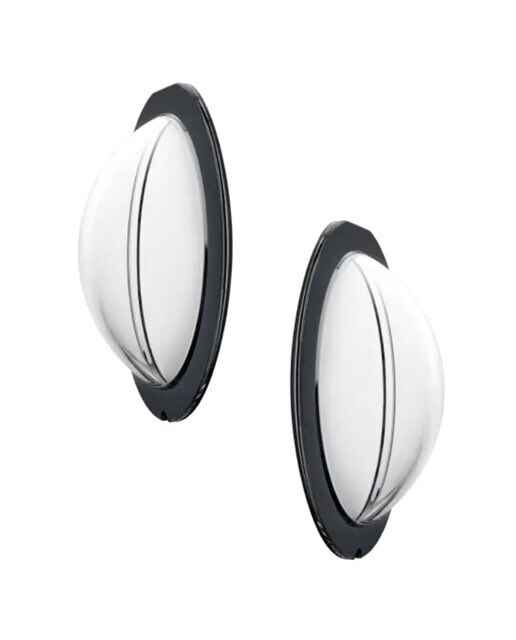 Protectores de lentes adesivas M216 para Insta360 X3 Transparente / Preto-2