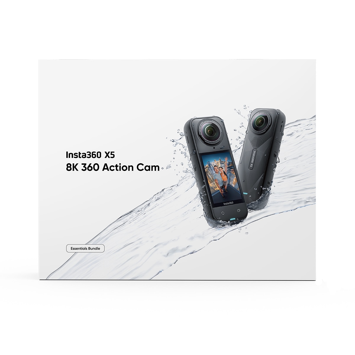 Câmara de Ação Insta360 X5 Kit Essential Preto-3