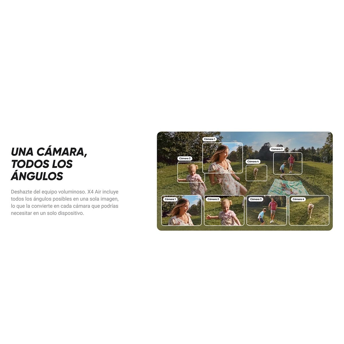 Cámara de acción 8K Insta360 X4 Air Starter Bundle - Negro Negro-16
