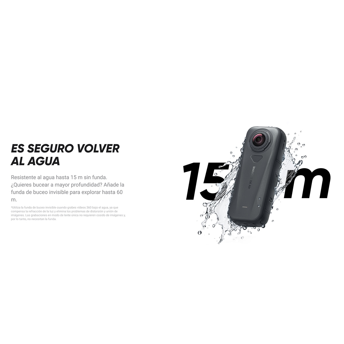 Cámara de acción 8K Insta360 X4 Air Starter Bundle - Negro Negro-25