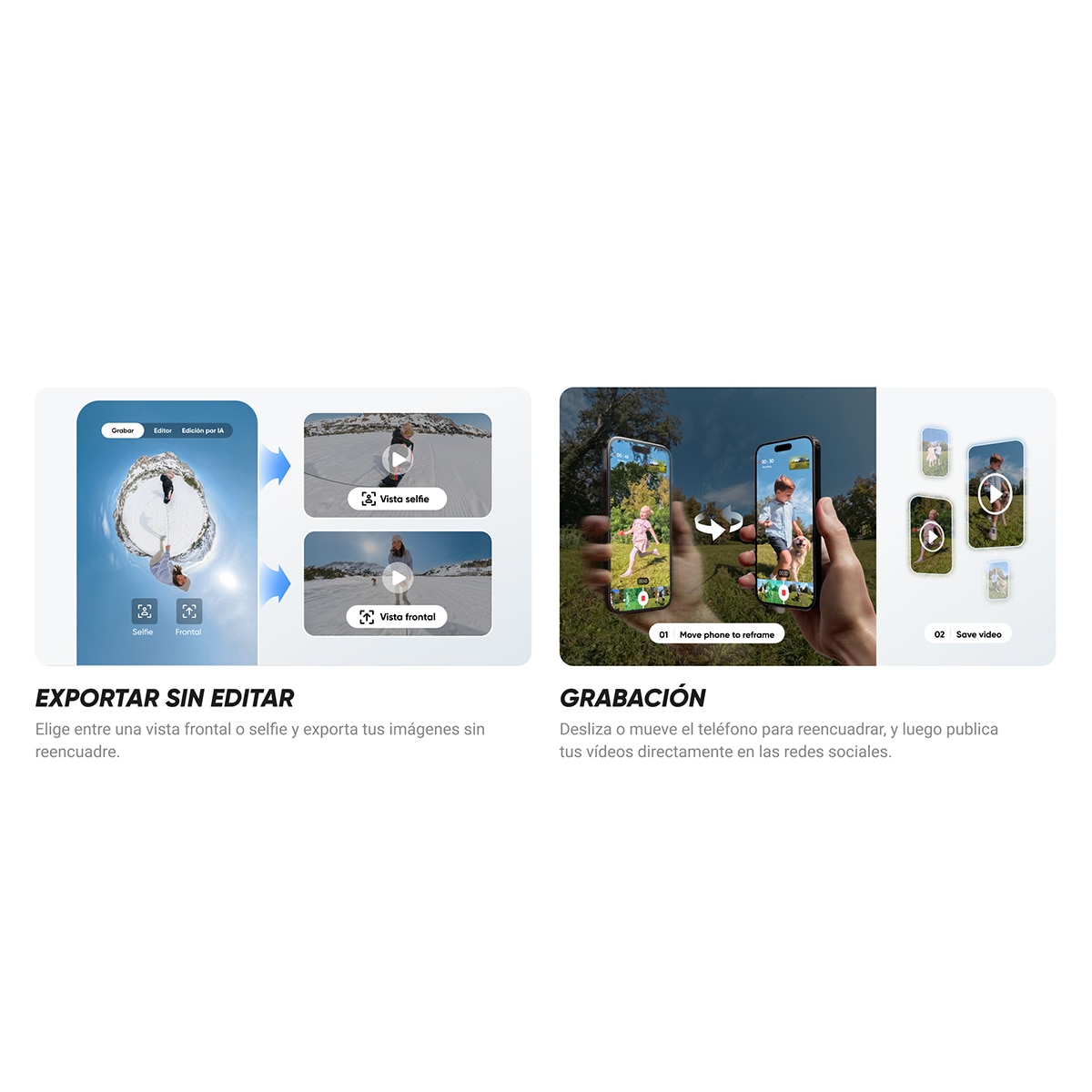 Cámara de acción 8K Insta360 X4 Air Starter Bundle - Negro Negro-28