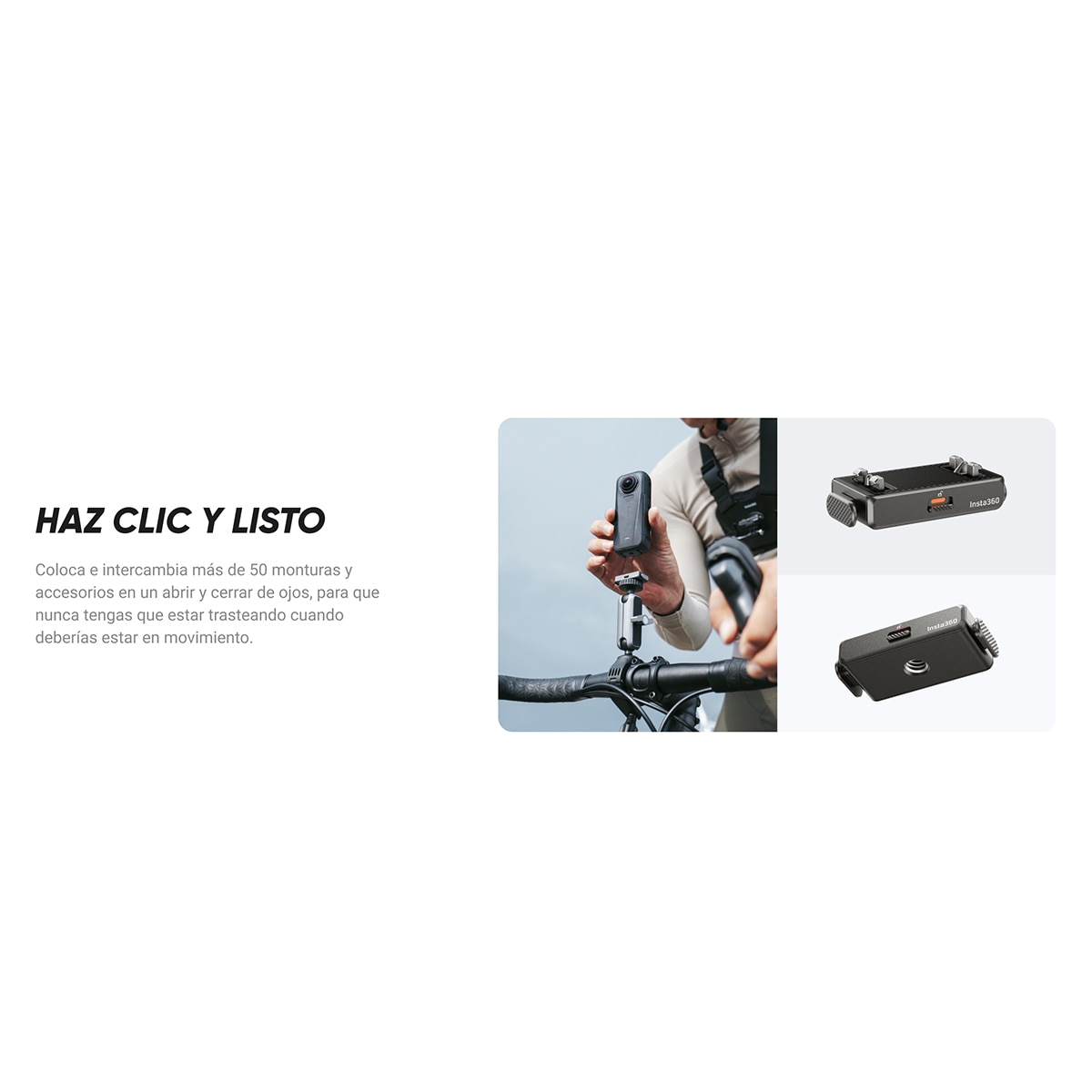 Cámara de acción 8K Insta360 X4 Air Starter Bundle - Negro Negro-32