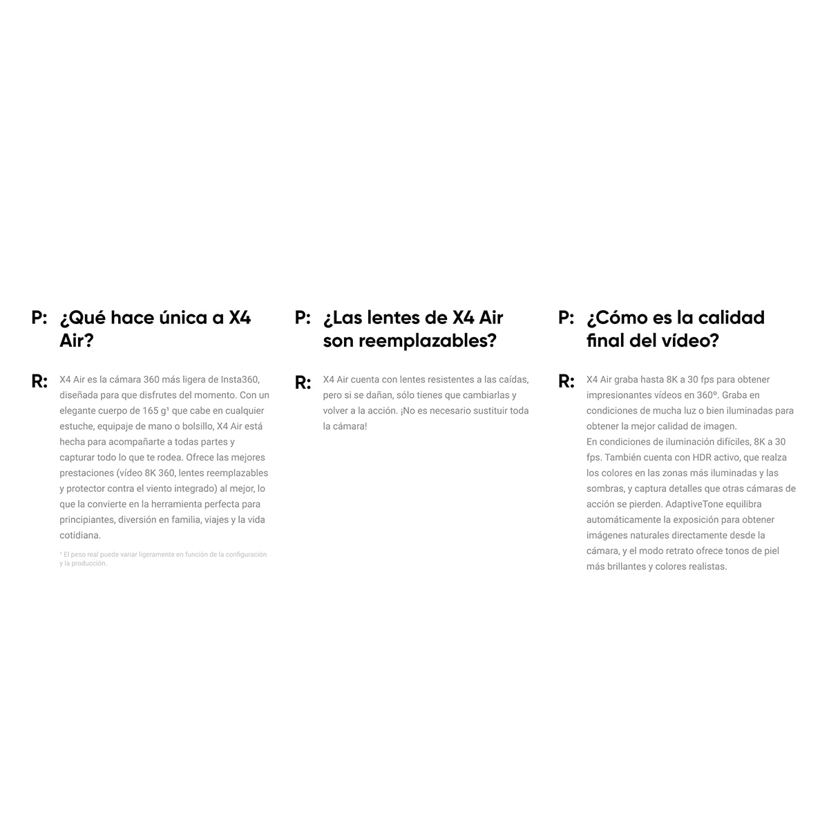 Cámara de acción 8K Insta360 X4 Air Starter Bundle - Negro Negro-38