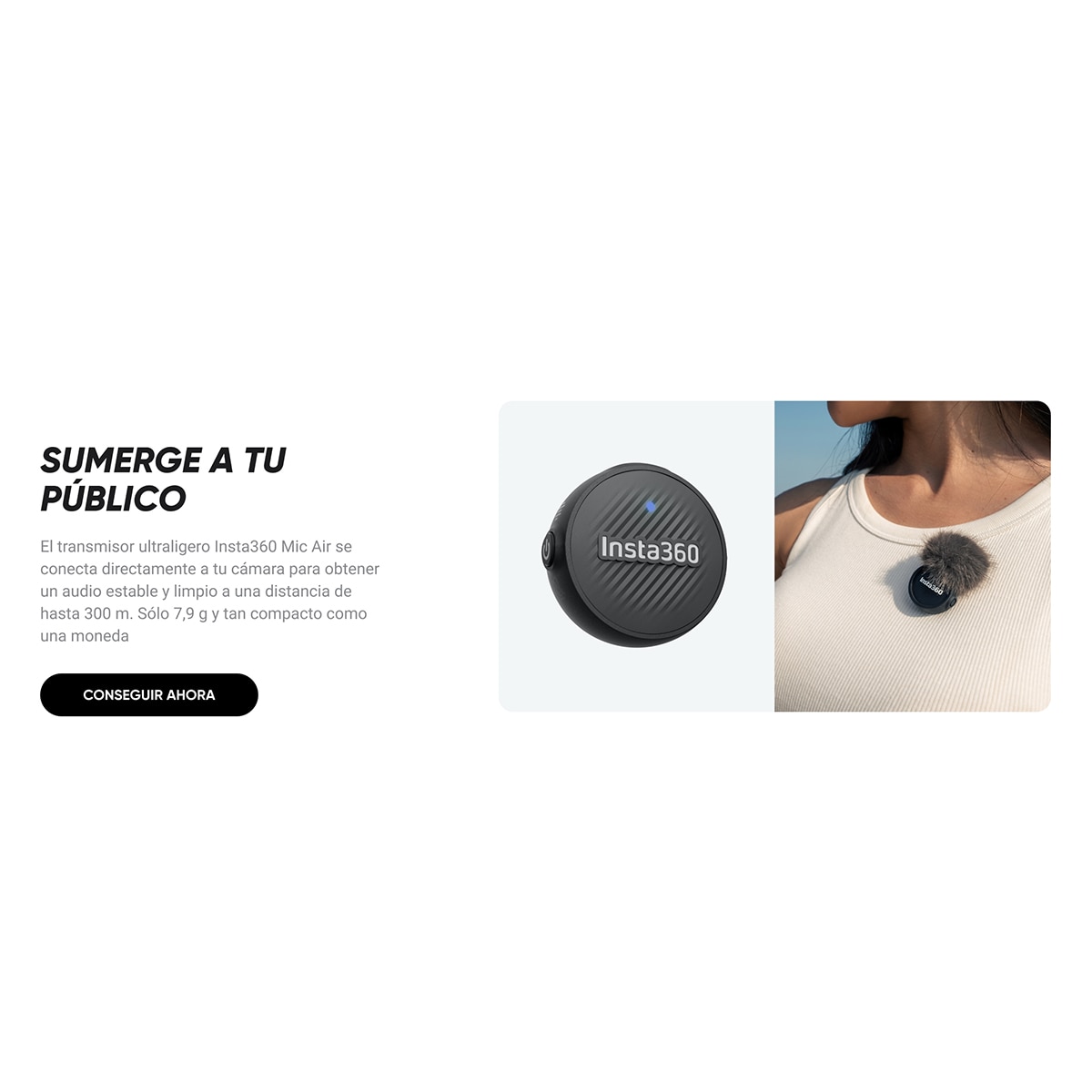 Cámara de acción 8K Insta360 X4 Air Starter Bundle - Negro Negro-39