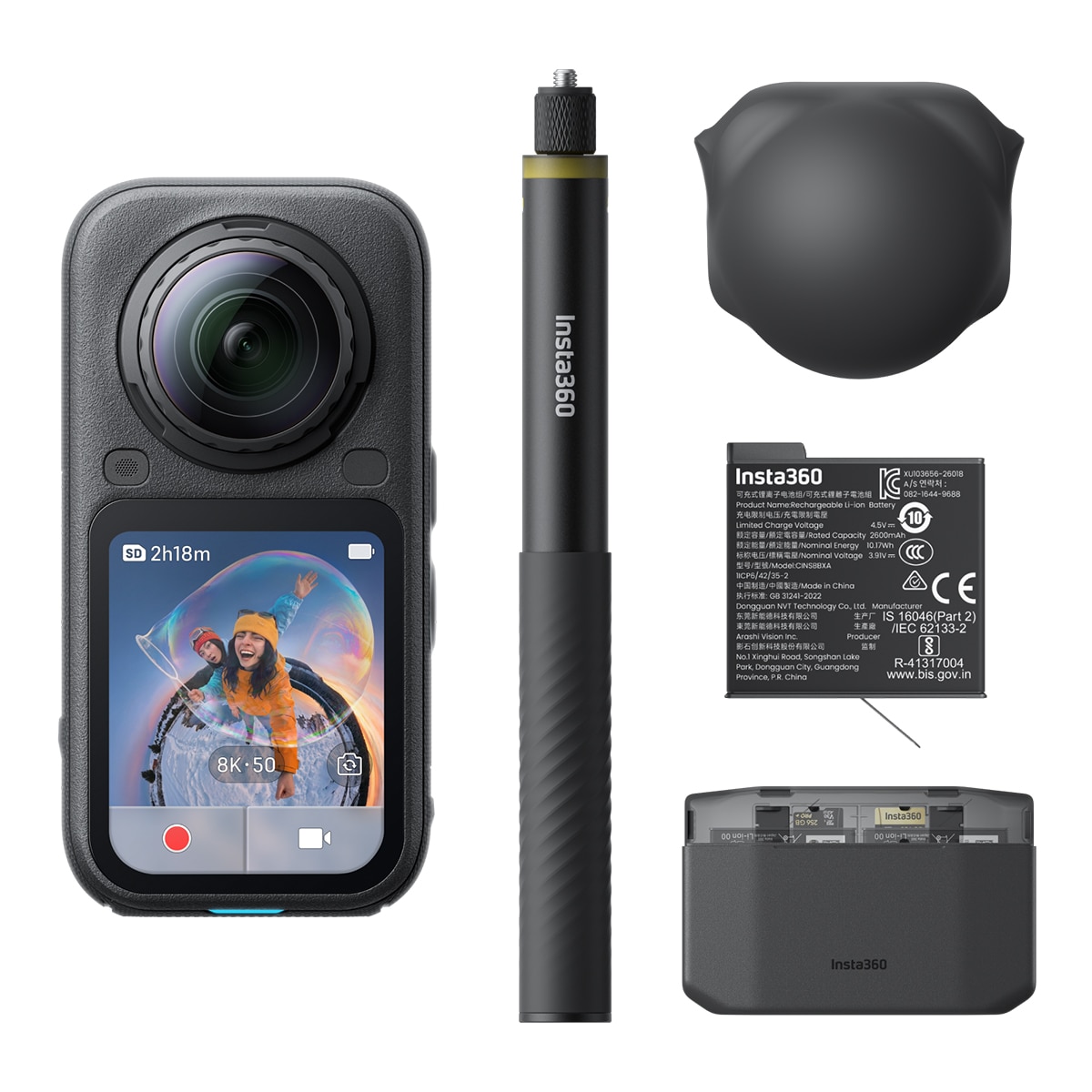 Imagen 0 de Cámara de acción Insta 360 X6 Essentials Bundle