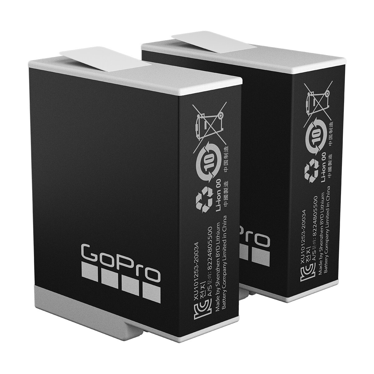 Kit GoPro Baterías recargables Enduro para GoPro Hero 9 / 10 / 11 Negro-1