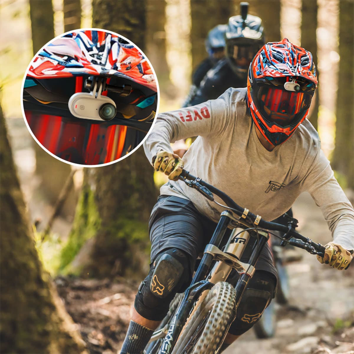 Montura de Acción Vertical-Horizontal para Insta360 GO 3 / GO 3S Blanco-7