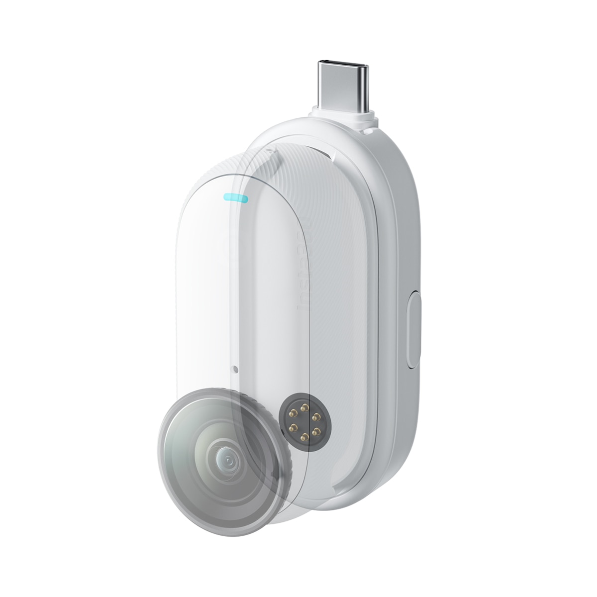 Quick Reader para Insta360 GO 3 / GO 3S Blanco-2