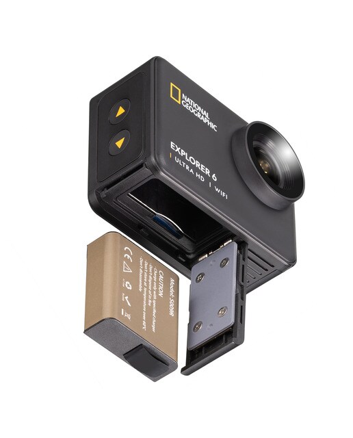 Cámara deportiva National Geographic Action Cam Explorer 6 4K con accesorios 4
